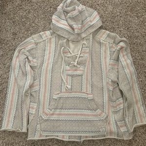Billabong Hooded Poncho Styled Sweatshirt